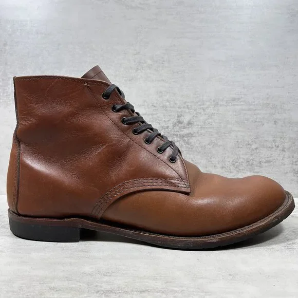 Red Wing Sheldon 9073 Teak Featherstone Made in USA Boots - Men's Size 11.5 D